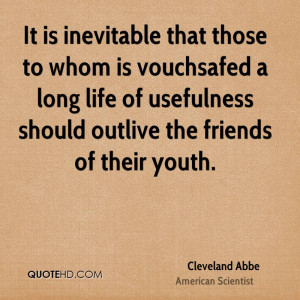 Cleveland Abbe Life Quotes