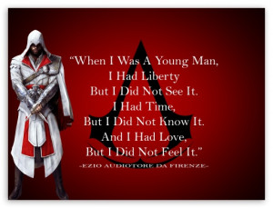 Ezio Auditore Da Firenze Death Speech HD wallpaper for Standard 4:3 ...