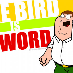 Related Pictures peter griffin the bird is the word tattoo