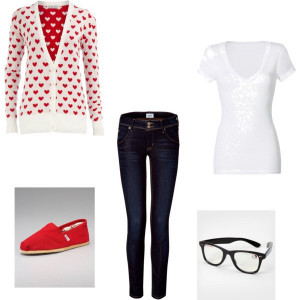 Nerdy Valentine’s Day Outfit!” by kirstie-mariee on Polyvore ...