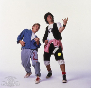 ... Reeves and Alex Winter in Bill & Ted's Excellent Adventure (1989