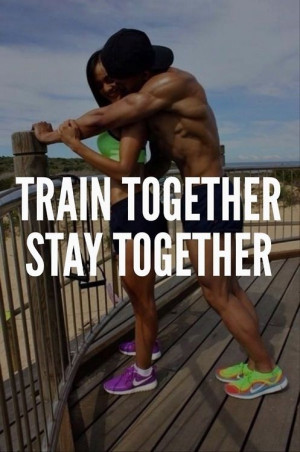 Couples who train together stay together