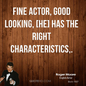 Roger Moore Quotes