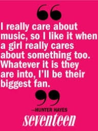 Be MY biggest fan Hunter!