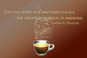 Christmas Coffee Quote by Tlefregnil