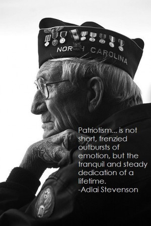 Patriotism Quote by A Stevenson