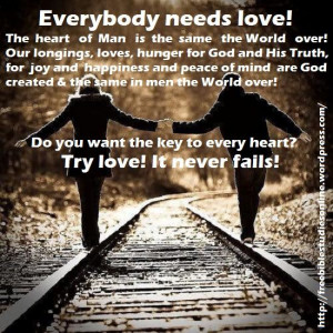 everybody needs love