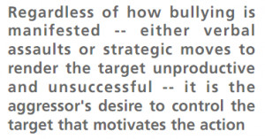 WORKPLACE BULLYING: ESCALATED INCIVILITY