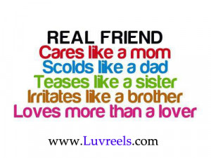 ... Sister Irritates Like a Brother Loves More Than a Lover ~ Love Quote