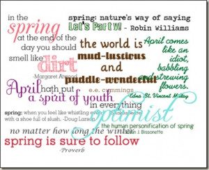 Spring Quotes and Word Art for Your Scrapbook Layouts