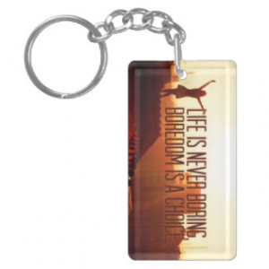 Inspirational and motivational quotes rectangle acrylic key chain