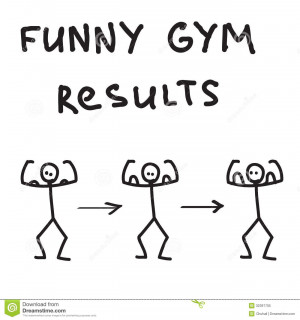 Funny character illustrated gym results. This is file of EPS10 format.