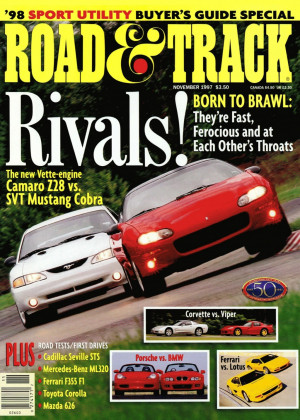 Camaro vs. Mustang magazine covers - courtesy GM