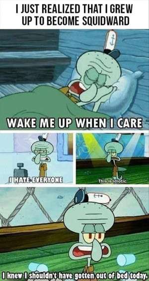 Squidward Is a Very Relatable Character To Adults On Spongebob ...