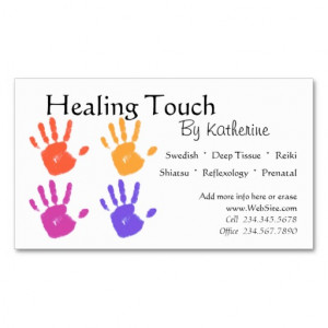 Massage Therapist Business Card Samples & Ideas