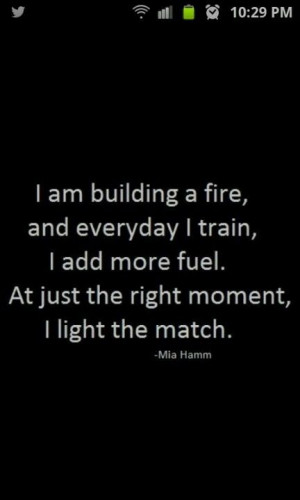 Fuel the fire...