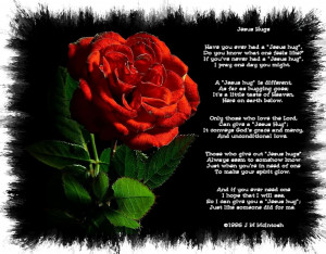 Jesus Hugs Me Poems