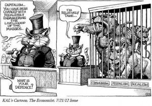 Communism vs Capitalism Cartoon