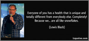 Everyone of you has a health that is unique and totally different from ...