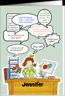 Humorous Administrative Professionals Day /Secretary, personalize with ...