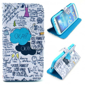 Home Design quotes bookcase hoesje voor Samsung Galaxy S4