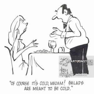 Funny Restaurant Server Quotes Dinning out cartoon, funny