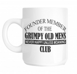 Grumpy Old Mens Club Funny Grandad Dad Gift Mug For Man