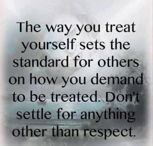 Self worth and self respect.....