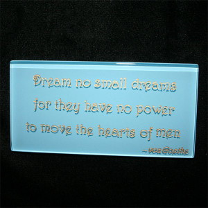 Quote/Poem Hand Engraved