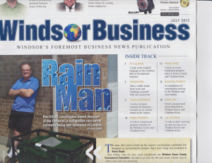 Rain Man on cover of Windsor Business