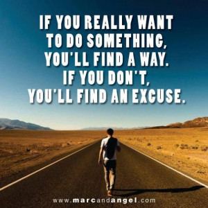Tired of excuses!