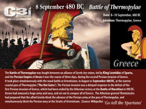 Battle of Thermopylae 480 BC
