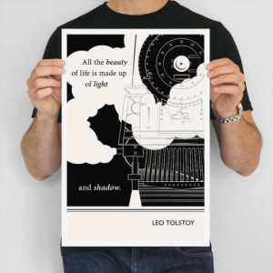 All the beauty of life is made up of light and shadow. –Leo Tolstoy