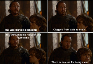... Tyrion Lannister and Bronn dialogue from Game of Thrones season 2