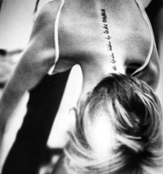 Beck's Song of Solomon Hebrew script tattoo. Beautiful. More