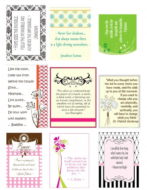 Freebie Printable Quote Pages