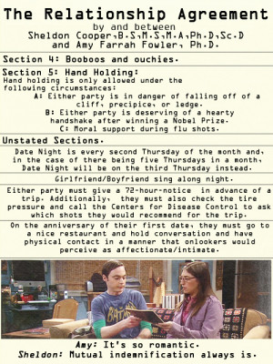 Sheldon And Amy Quotes 