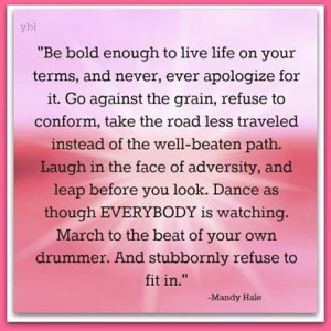 absolutely love this quote by Mandy Hale (AKA The Single Woman)