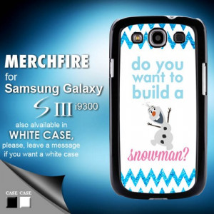 frozen olaf summer on beach case for samsung galaxy s3