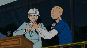 Dr. Venture and Hank on 'The Venture Bros.'.