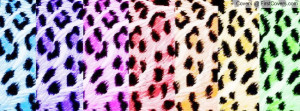 Colorful Cheetah Print Facebook Covers