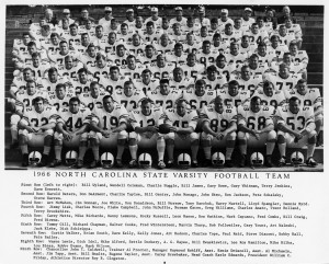 North Carolina State Varsity football team 1966
