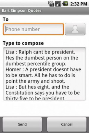 Bart Simpson Quotes II Screenshot 2