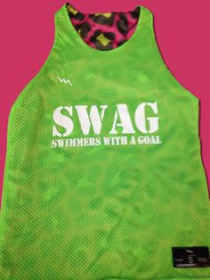 Swim team pinnies have never looked so swaggy. Get your swim team ...