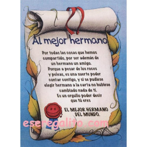 Diplomas Diploma Mejor Hermano