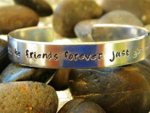 Pooh quote bracelet, we will be friends forever