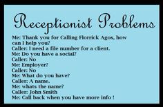 receptionist problems more work humor receptionist problems