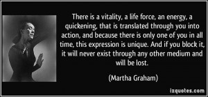 More Martha Graham Quotes