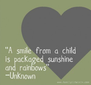 smile from a child {Dear Squishy/Wordless Wednesday}