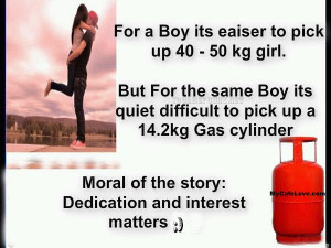 Difference between boy and girl's love